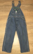 Vintage Liberty Overalls Denim Carpenter Workwear Bib Heavy Duty Mens 38 X 30