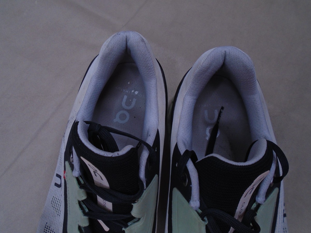 On Cloud Cloudstratus 39.99212 Sage White Black Running Shoes Mens 13 Men main image 4