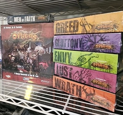 The Others Board Game Bundle   5 Sin Expansions + Men Of Faith   CMON OOP