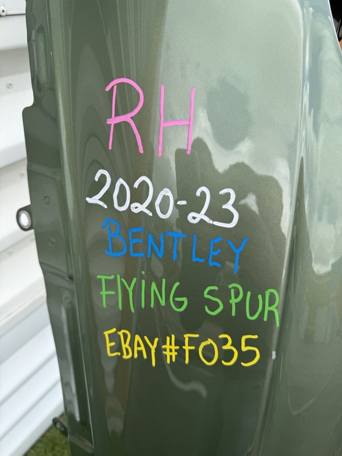 2020-2023 Bentley Flying Spur Right Passenger RH side fender 3SE805626 #F035