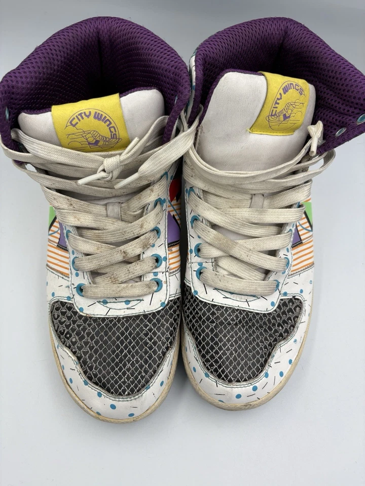 Pony City крылья X NEFF туфли вечеринки баскетбол кроссовки высоты мужской размер 8,5 - Изображение 3 из 4