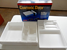 Original Nintendo NES Control Deck Console - Box, Insert, & Manuals Only