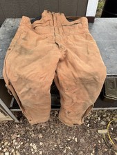 Key Outerwear Overalls Size XL Regular RN 17754 Brown Insulated Distressed