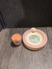 Cabbage Patch Sippy Cup and Bowl Set 1983 Original 