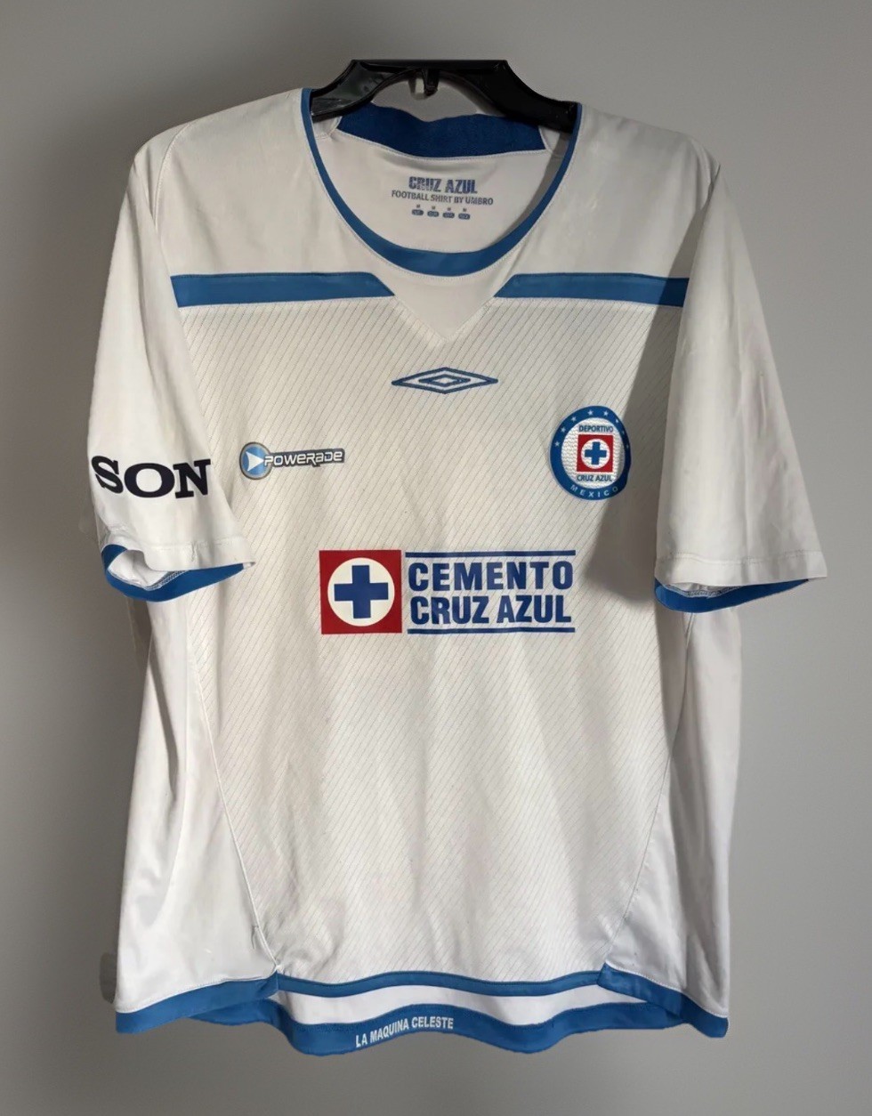 Jersey Cruz Azul Medium #10 Chaco Umbro ⚽️