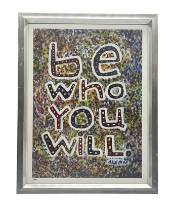Dug Nap Art Print VERMONT BE WHO YOU WILL Art Print Framed 8.5''x11''