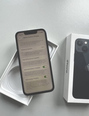 Apple iPhone 13 Mini 256GB Midnight Schwarz - 100% Batt. - Neuwertig