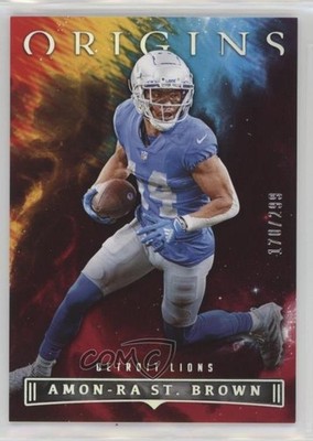 2022 Panini Origins Red 170/299 Amon-Ra St Brown #32 1eu9