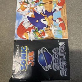 Sonic Jam Sega Saturn Manual Only No Game 