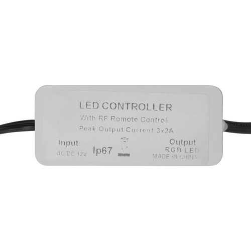 Striscia luminosa led multicolore fuoriuscita cascata fontana piscina 12 pollici con telecomando - Foto 6 di 16