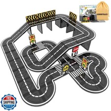 Goodtiles Magnetic Tiles Road Expansion Set, STEM Magnetic Buildi