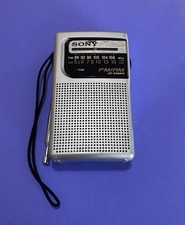 Sony ICF-S10MK2 Pocket AM/FM Radio, Silver Working