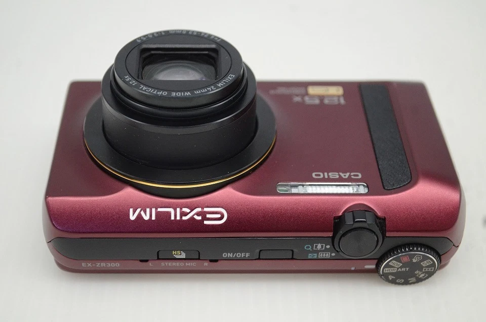 CASIO HIGH SPEED EXILIM EX-ZR300 16.1MP Compact Digital Camera Red #251104ac - Image 4 of 4