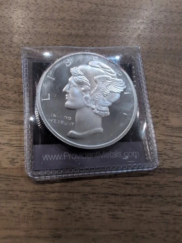 Mercury Dime Design Style 1 oz .999 Fine Silver Round Medallion (7924)