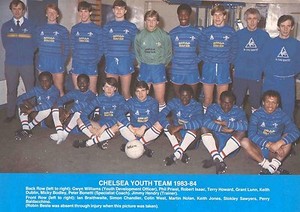 CHELSEA YOUTH TEAM FOOTBALL PHOTO>1983-84 SEASON