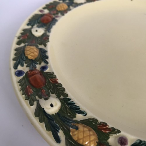 Adams Titan Ware Handpainted 10” Dinner Plate Autumn Pinecone Pattern Vintage - Picture 2 of 7