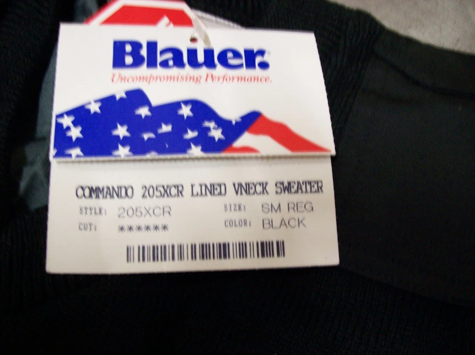 Black Professional Commando Sweater Blauer Style 205XCR Size SM Regular - Image 2 of 3
