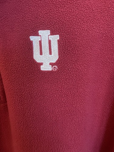 Indiana University Kids 1/4 Zip Pullover Sz 16/18 - Picture 3 of 6