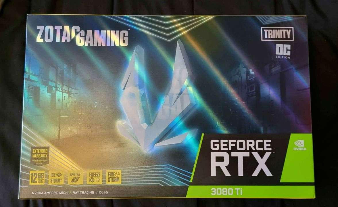 ZOTAC GAMING GeForce RTX 3080 Ti Trinity OC 12GB GDDR6X ZOTAC GAMING GeForce RTX 3080 Ti Trinity OC 12GB GDDR6X