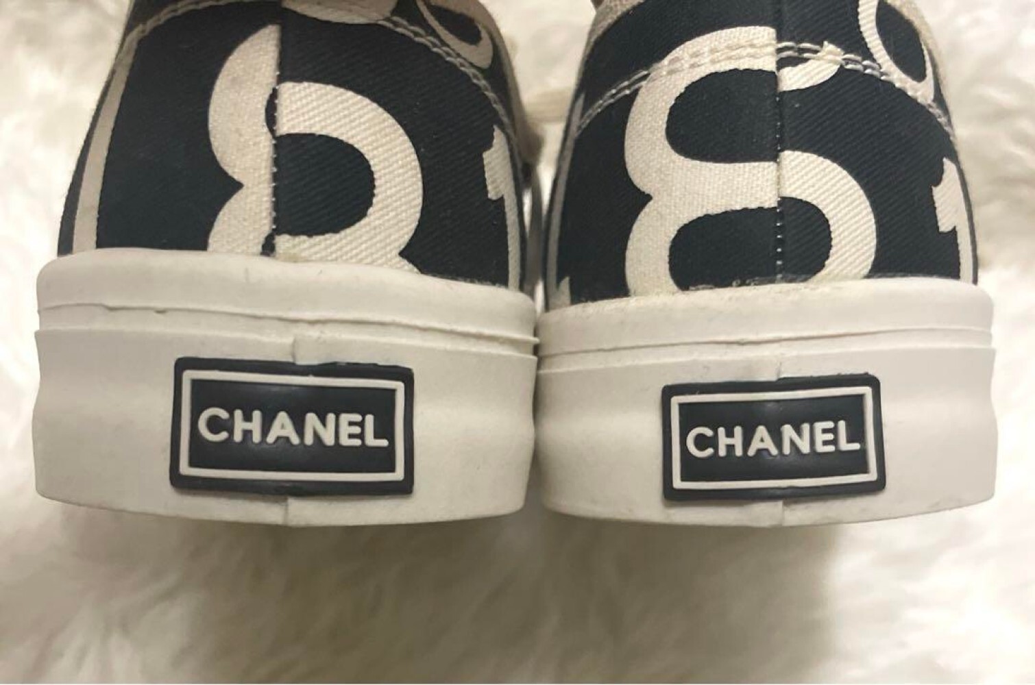 Chanel Sneakers Shoes Coco Mark Alphabet Black Size 36 US About6 For Women thumbnail 19