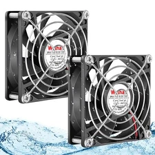 Ip67 Waterproof 80mm X 25mm 12v Cooling Dc Fan For Rv Fridge Exhaust Ventilation