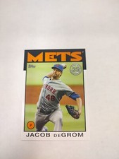 2021 Topps - 1986 Topps Baseball 35th Anniversary #86B-62 Jacob deGrom (PWE)