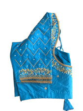Hand Embroidery Cotton Silk Blouse.