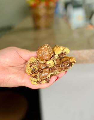 New York Style Cookies (Box of 4  giant cookies crispy outside and gooey inside)