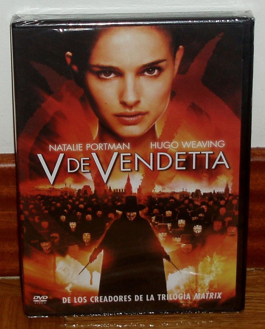 V De Vendetta DVD Sigillato Nuovo Thriller Azione Natalie Portman (Senza Aprire)