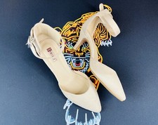 Idifu Women  s Beautiful Classic Ankle Strap Pointed Toe Heels Size 8.5