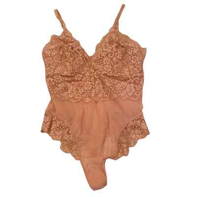 Free People HAH Smarty Pants Bodysuit medium NWT rust brown neutral