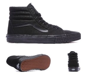 vans sk8 hi black size 5