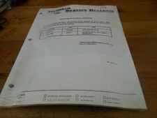 Honda DEALER PHOTOCOPY 1969 Honda CB750 Sandcast Bulletins Old Recall Campaigns
