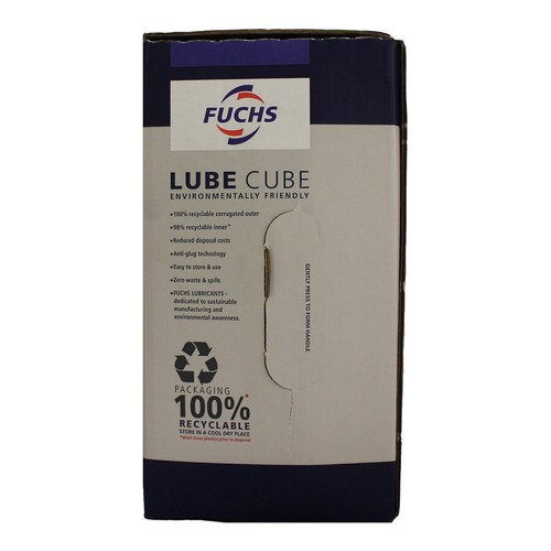 Fuchs Renolin B 46 Plus High Quality Hydraulic & Lubricating Oil 5L Lube Cube - Picture 2 of 4