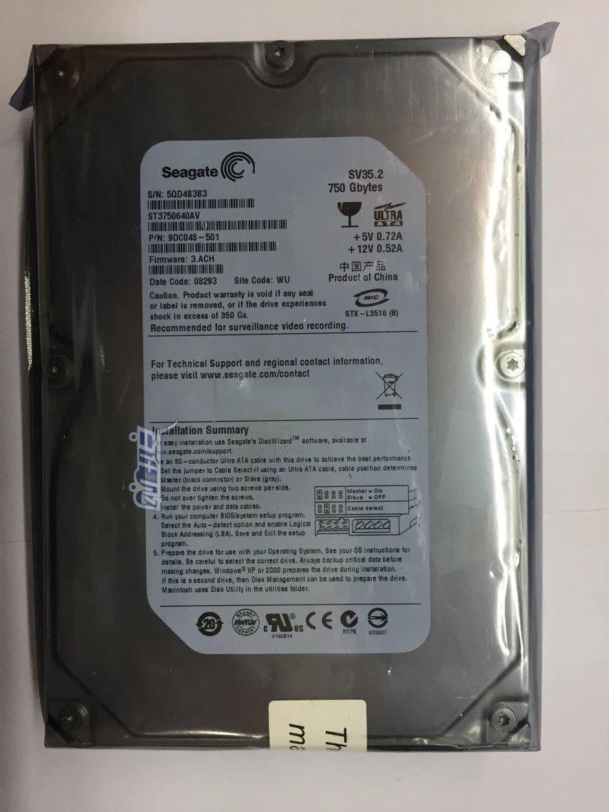 PATA/IDE/EIDE 750 GB Internal Hard Disk Drives for sale | eBay