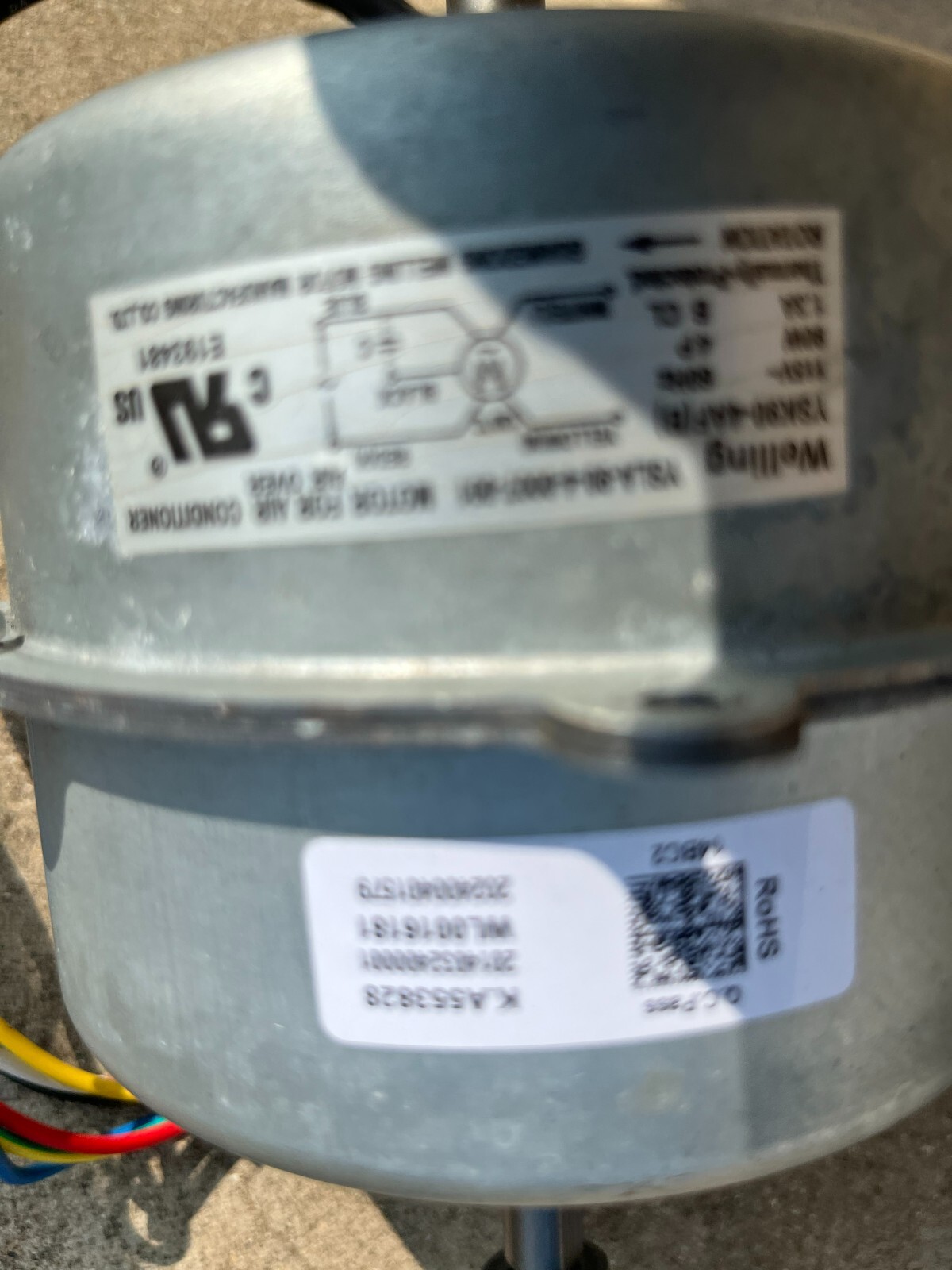 Welling Fan Motor YSK904AF (B) YSLA9040007001 90w 115v for Air