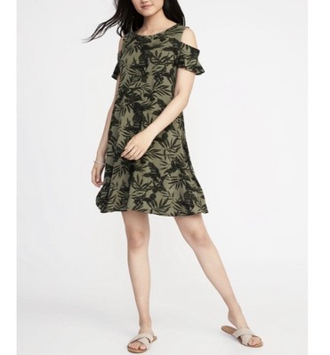 old navy cold shoulder dress