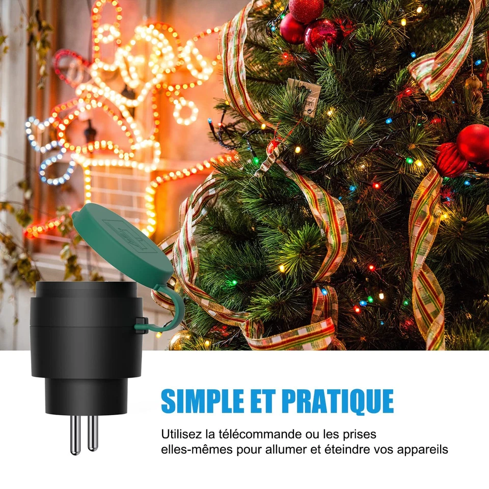 Funksteckdose Funksteckdosen für den Außenbereich IP44 Reichweite 40 m 2300 W... - Bild 3 von 4