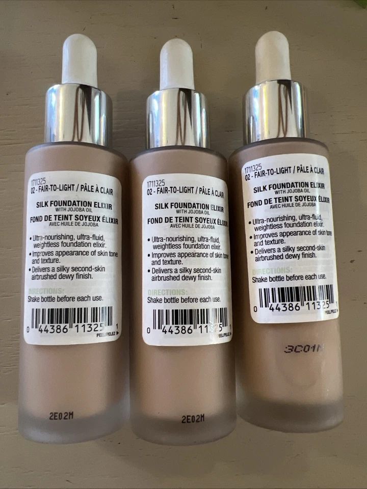 3~Physicians Formula Organic Wear Silk Foundation Elixir~#Fair Light ~1 Fl Oz~ - Image 2 of 2