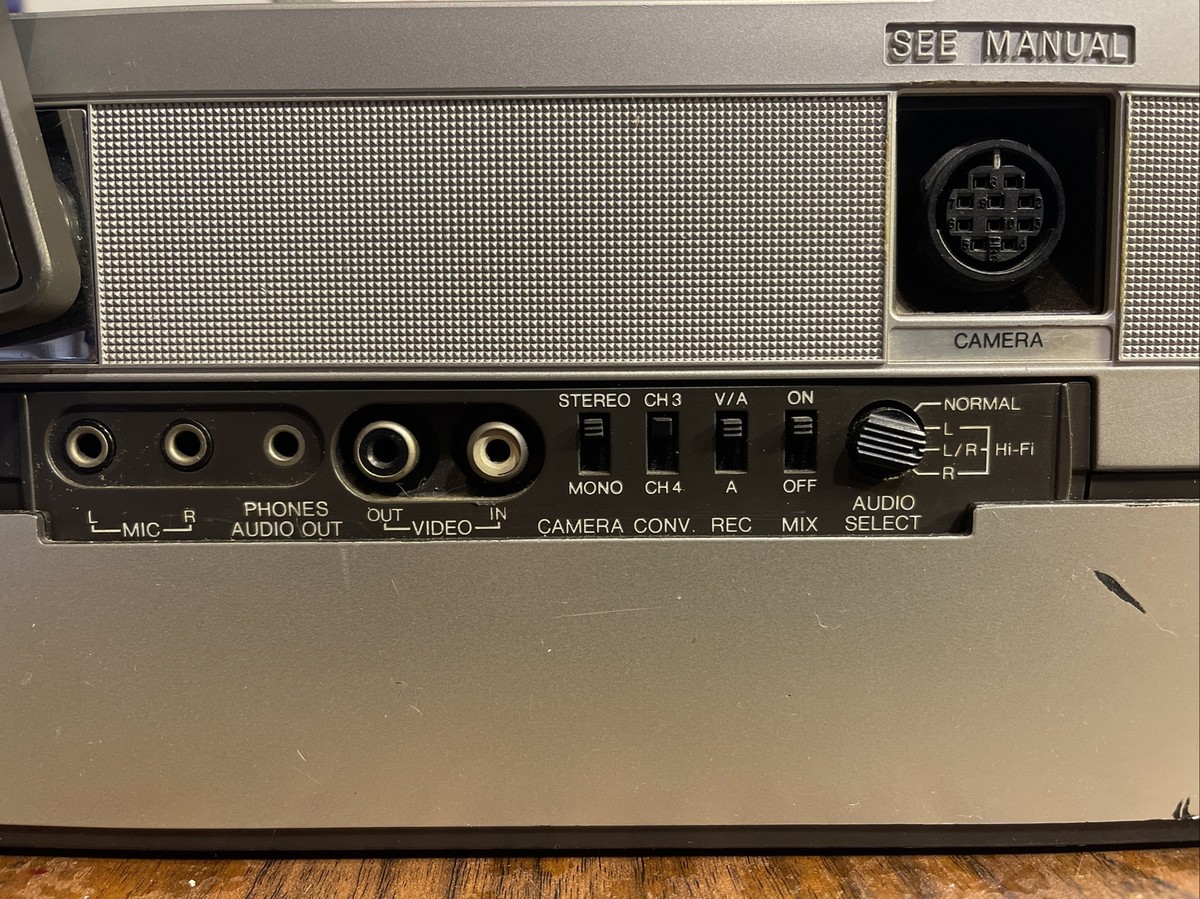 Vintage 1984 Panasonic PV-9000 & PV-A860 Portable Video Cassette