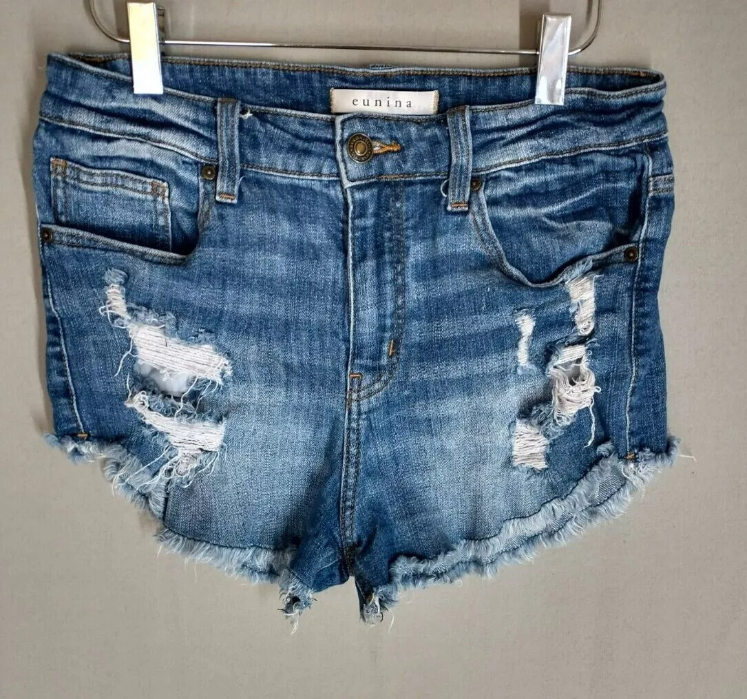 Eunina denim sales shorts