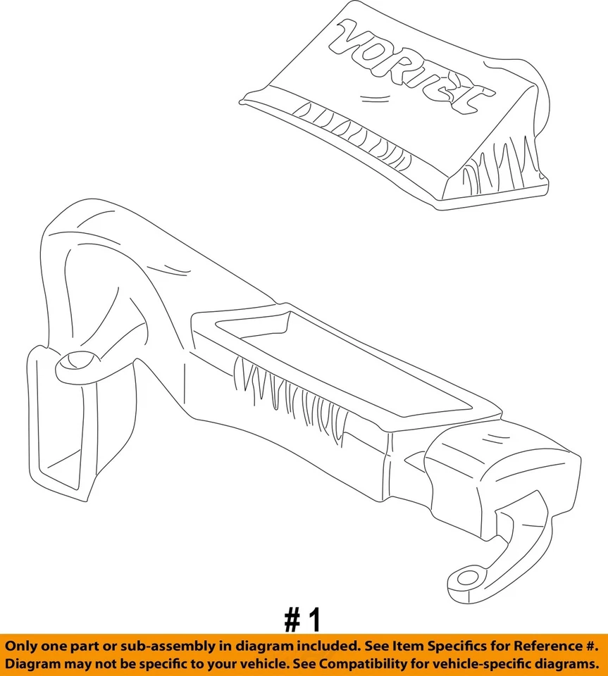 Conjunto de filtro de aire usado se adapta a: 1997 GMC Safari (GMC) grado A Foto 4 de 4