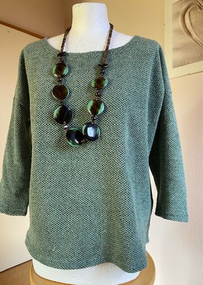 ONLY leichter Damen Pullover Langarm, Gr. S, Farbe Salbeigrün/Jade 