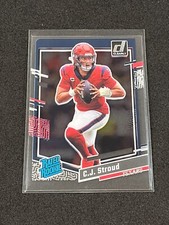 2023 Panini Clearly Donruss Football C.J. Stroud Rated Rookie #93 Houston Texans