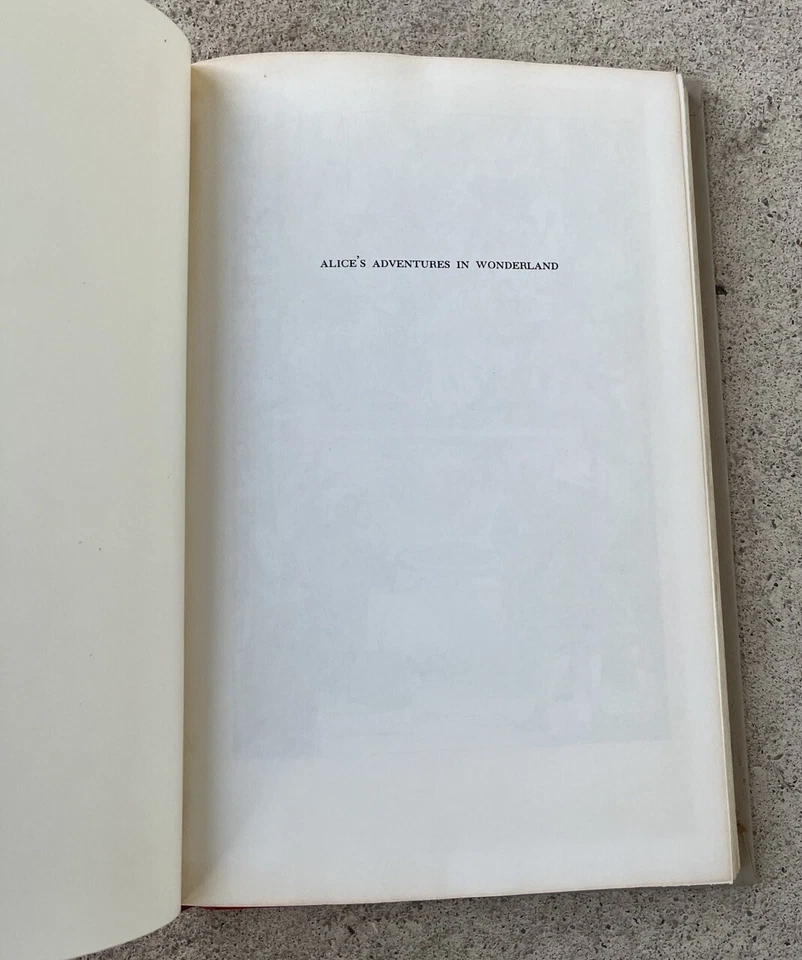 Alice’s Adventures in Wonderland- Lewis Carroll - Hardcover Vintage - Image 4 of 4
