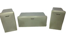 SONY Home Theater Surround Sound Speakers Satellite SS-MSP75 & Center SS-CNP75 