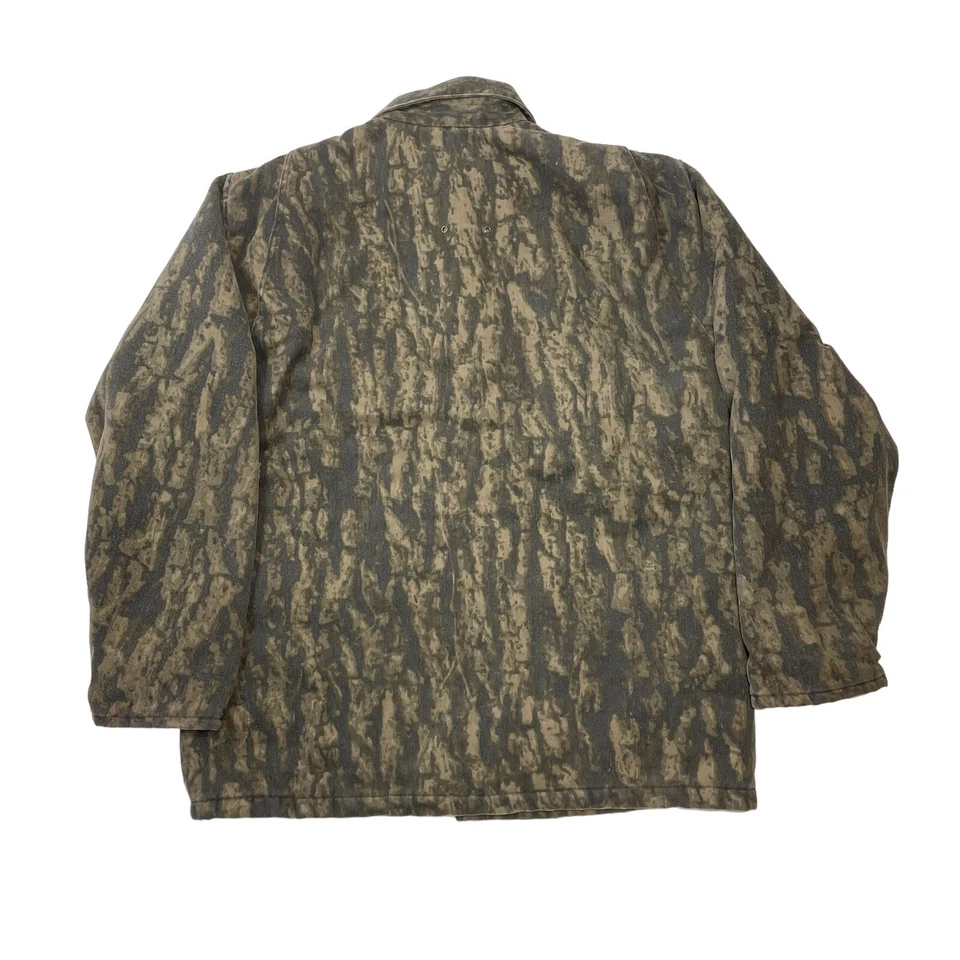 Vintage Gander Mountain Jacket Camouflage Camo Bark Coat Men’s Sz Medium Tall - Image 2 of 4