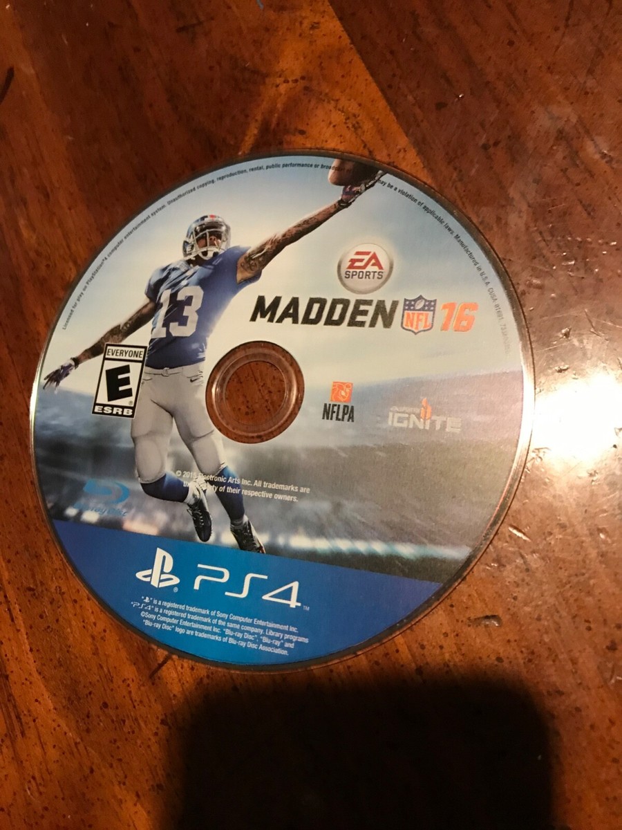 Madden NFL 16 PlayStation 4 Works Great, Barely Used 14633733808| eBay