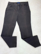 Bandolino Missy Brown Jeans 10 Mandie Slim Mid-Rise Straight Leg Pants 5 Pockets