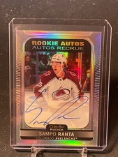 2021-22 O-Pee-Chee Platinum Rookie Rainbow Auto #R-SR Sampo Ranta! SP!